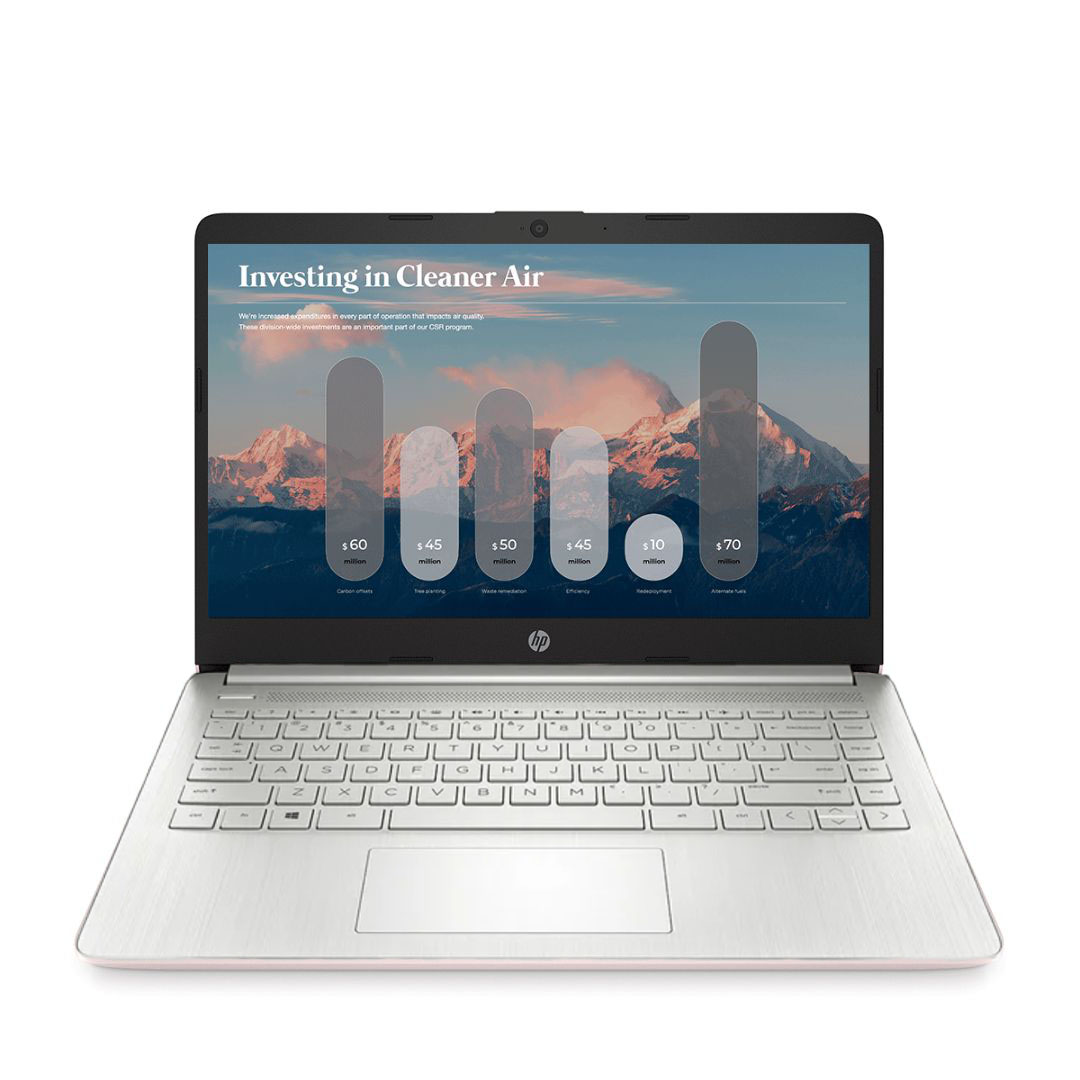 Notebook Hp Pink Quadcore ( DDR4 / eMMC ) Pavilion Rosa CF2712